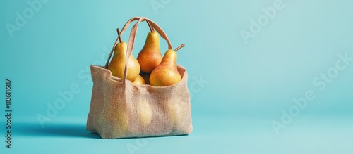 Shopping bag containing org...