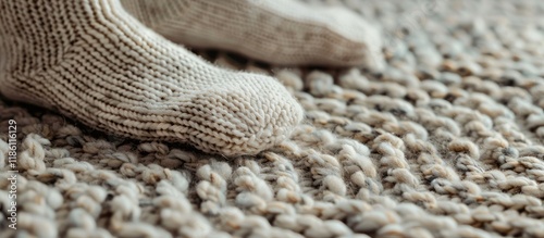 Cozy woolen apparel A close...