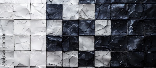 Three colors black grey and...