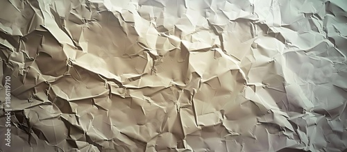Crumpled paper background w...