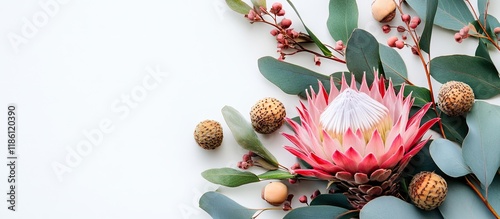 A lovely pink King protea i...