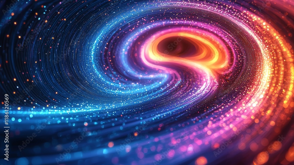 Futuristic neon-colored retro-style glowing circles looping animation video with a neon-styled circle background Futuristic neon-colored retro-style glowing circles looping animation video with a neon-styled circle background