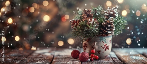 Christmas arrangement featu...