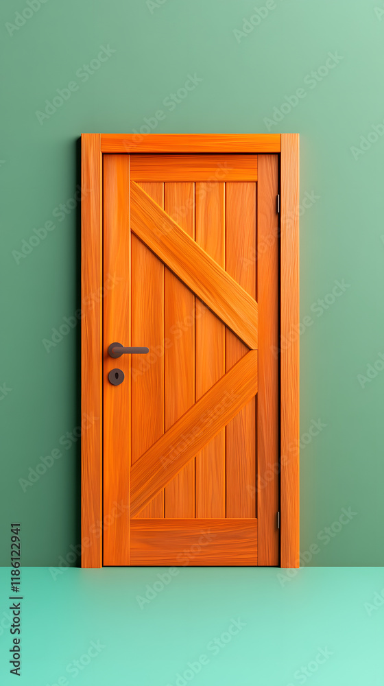 Modern wooden door design minimalist interior digital image elegant environment straight view home decor concept Modern wooden door design minimalist interior digital image elegant environment straight view home decor concept