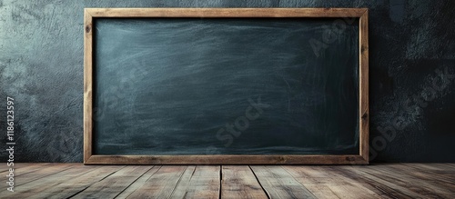 Empty chalkboard blackboard...