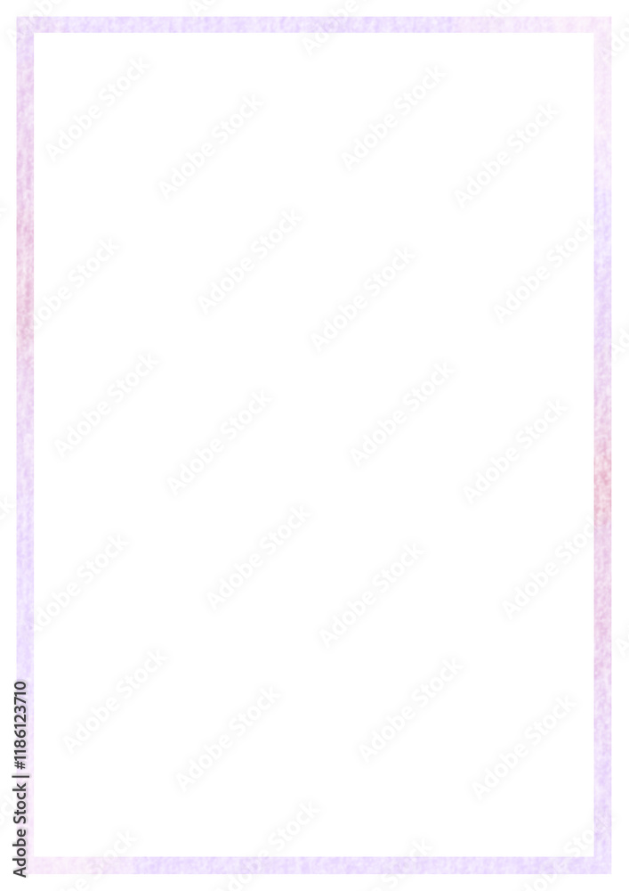 White background with watercolor style frame (Hydrangea) White background with watercolor style frame (Hydrangea)
