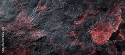 Red black granite stone top...