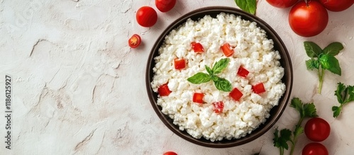Delicious cottage cheese wi...
