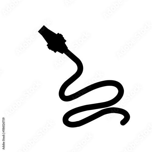 Water Spray Hose Silhouette 