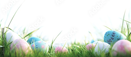 Easter background isolated ...
