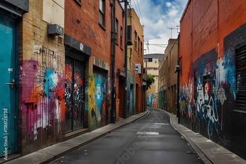 Street art in melbourne laneways