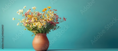 Bouquet of wildflowers in a...