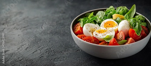 Mozzarella tomatoes salad b...