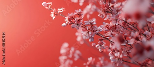 Lovely blooming branches ag...