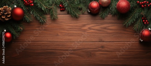 Christmas decorations on a ...