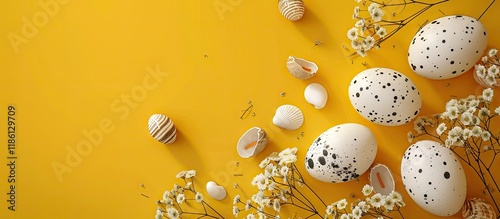 Minimalistic Easter backdro...