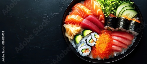 Make chirashi sushi a Japan...