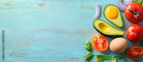 avocado tomatoes onion and ...