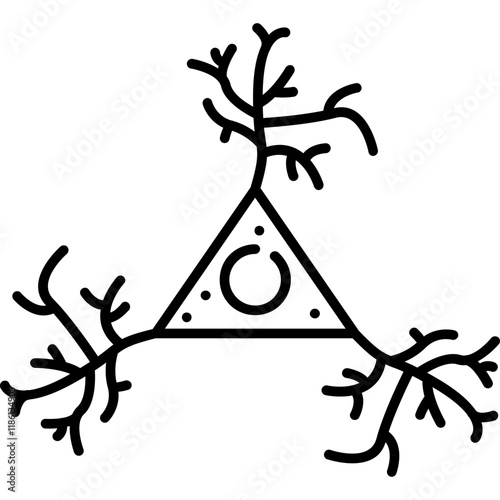 Pyramidal Cell Icon