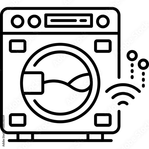 Connected Washing Machine Icon