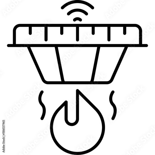 Connected Smoke Alarm Icon