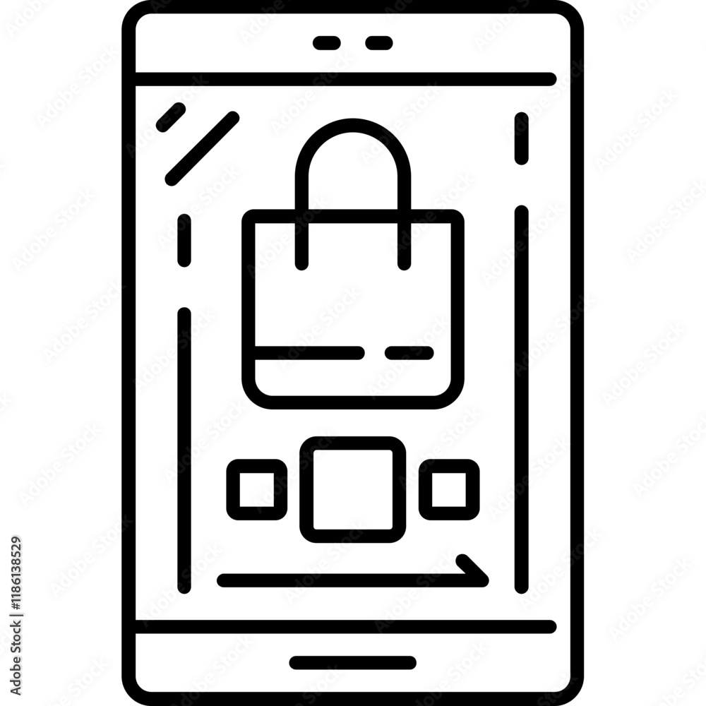 Obraz premium Material Selector Icon