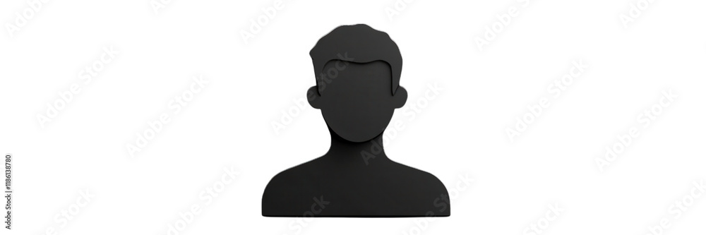 Minimalist user profile symbol, black outline design, clean white backdrop, modern aesthetic, versatile for digital platforms Minimalist user profile symbol, black outline design, clean white backdrop, modern aesthetic, versatile for digital platforms