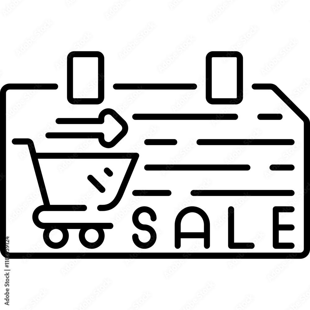 Obraz premium Sale Banner Icon