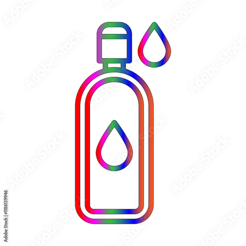 Makeup remover line gradient