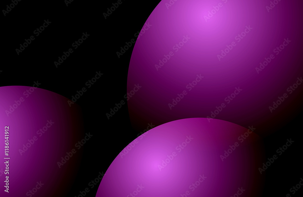 Obraz premium Abstract geometric background with gradient circles. Modern design template.