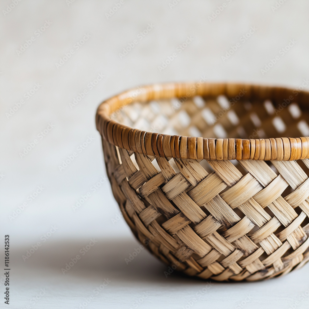 Harvest Basket for Small Fish on a Surface Harvest Basket for Small Fish on a Surface