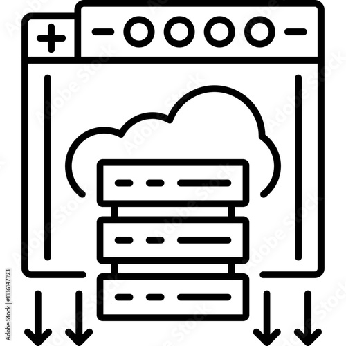 Cloud Storage Icon