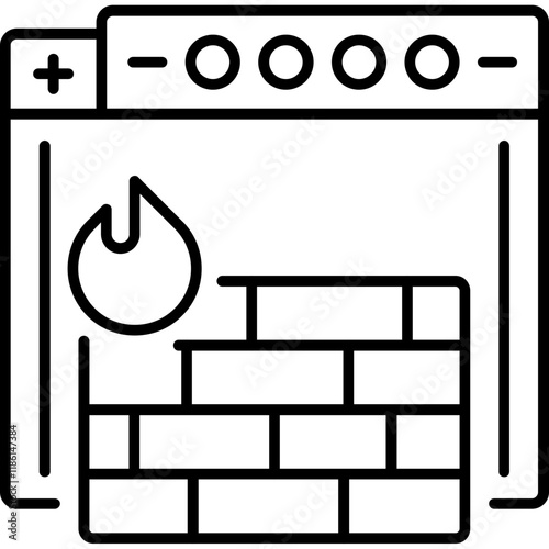 Web Application Firewall Icon