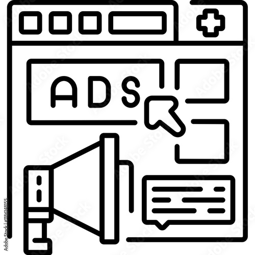 Digital Advertising Icon photo