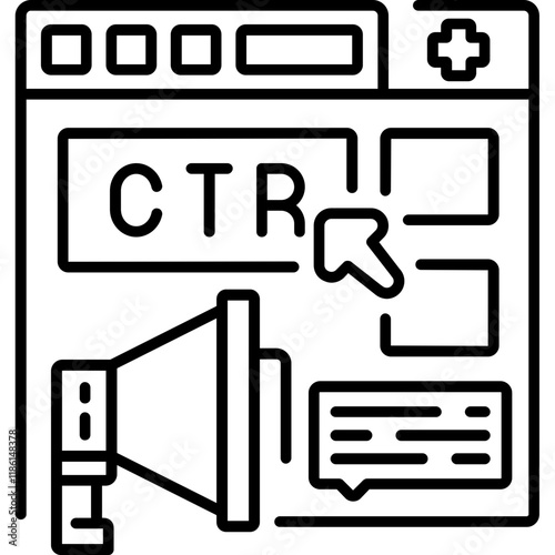 Click-Through Rate Icon