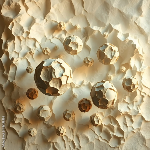 background made of shells