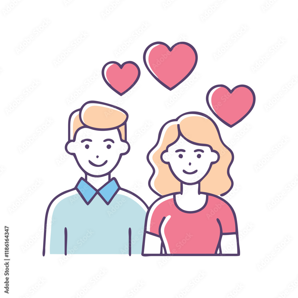 parents with heart vector icon, family day vector illustration - simple illustration of parents with heart perfect for logos, and family day-themed designs. parents with heart vector icon, family day vector illustration - simple illustration of parents with heart perfect for logos, and family day-themed designs.