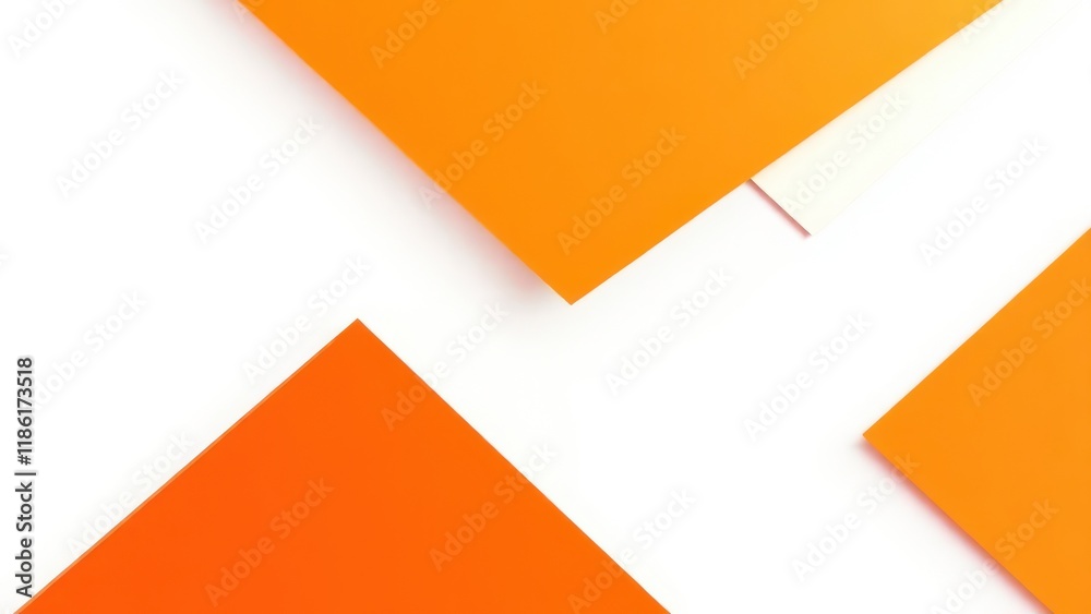 several orange squares are arranged in a row on a white surface several orange squares are arranged in a row on a white surface