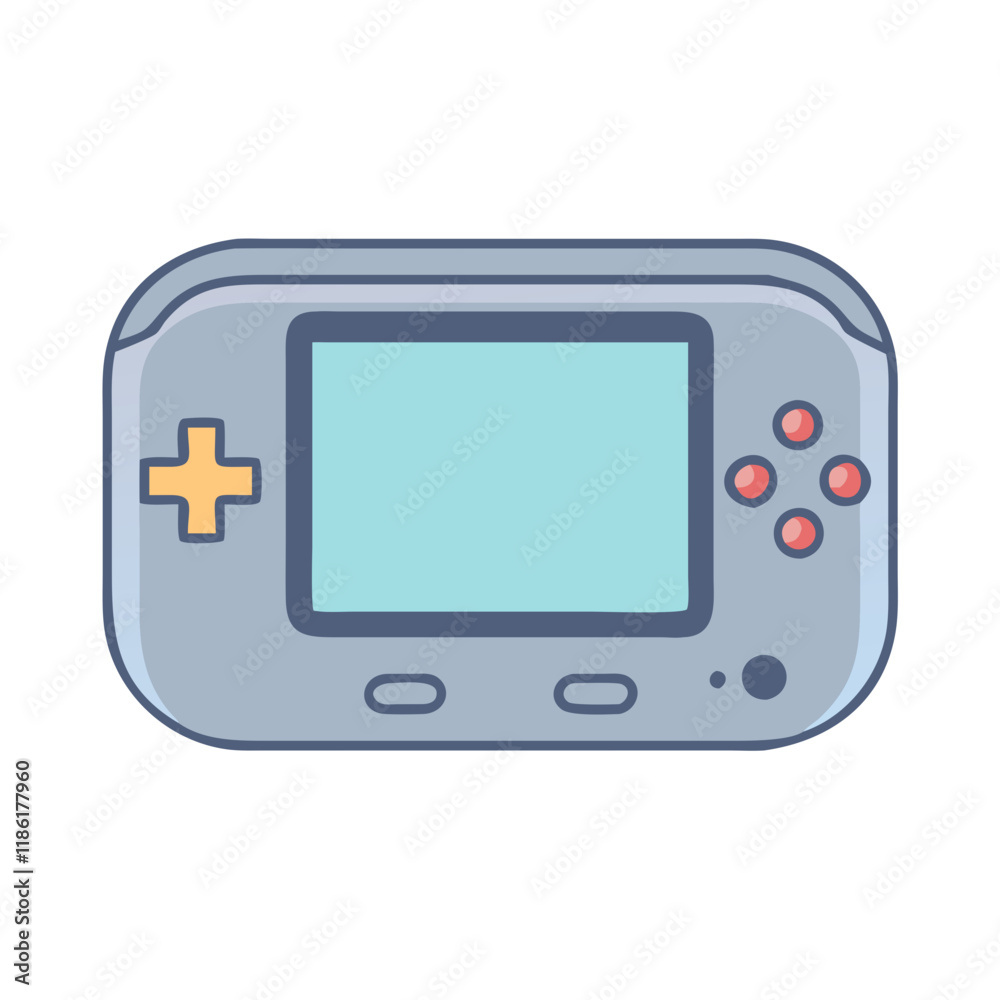 handheld game console vector icon, national retro day vector illustration - simple illustration of handheld game console perfect for logos, and national retro day vector-themed designs. handheld game console vector icon, national retro day vector illustration - simple illustration of handheld game console perfect for logos, and national retro day vector-themed designs.