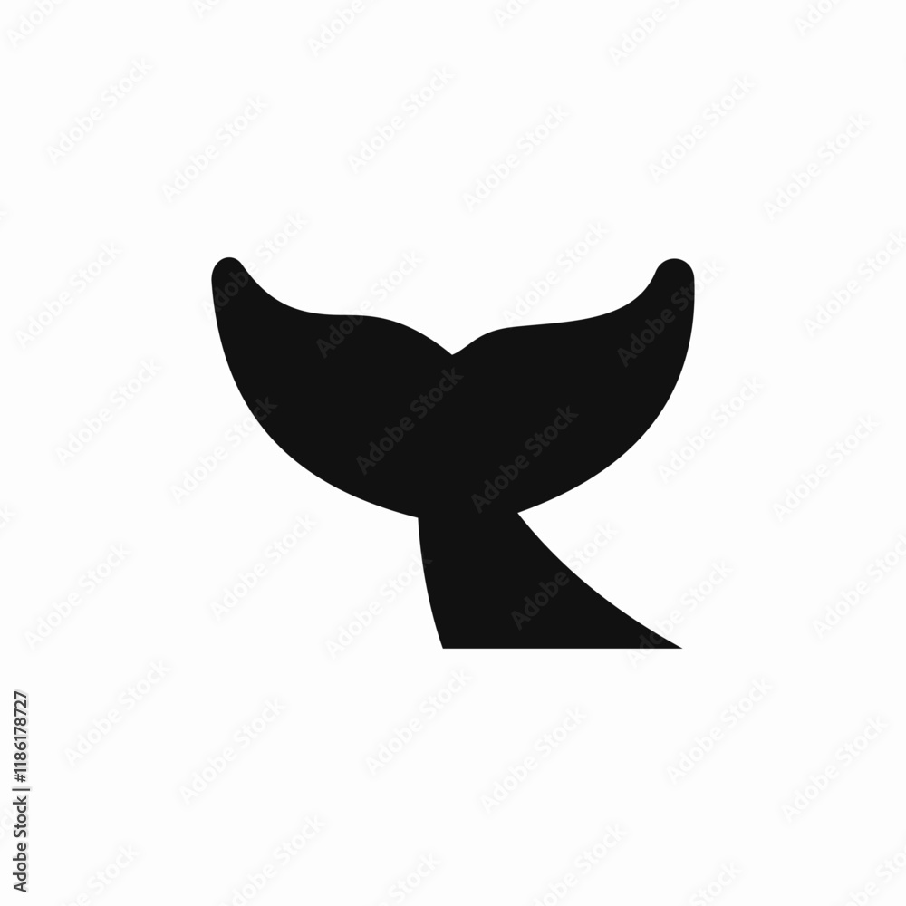 whale ocean marine icon vector sign whale ocean marine icon vector sign