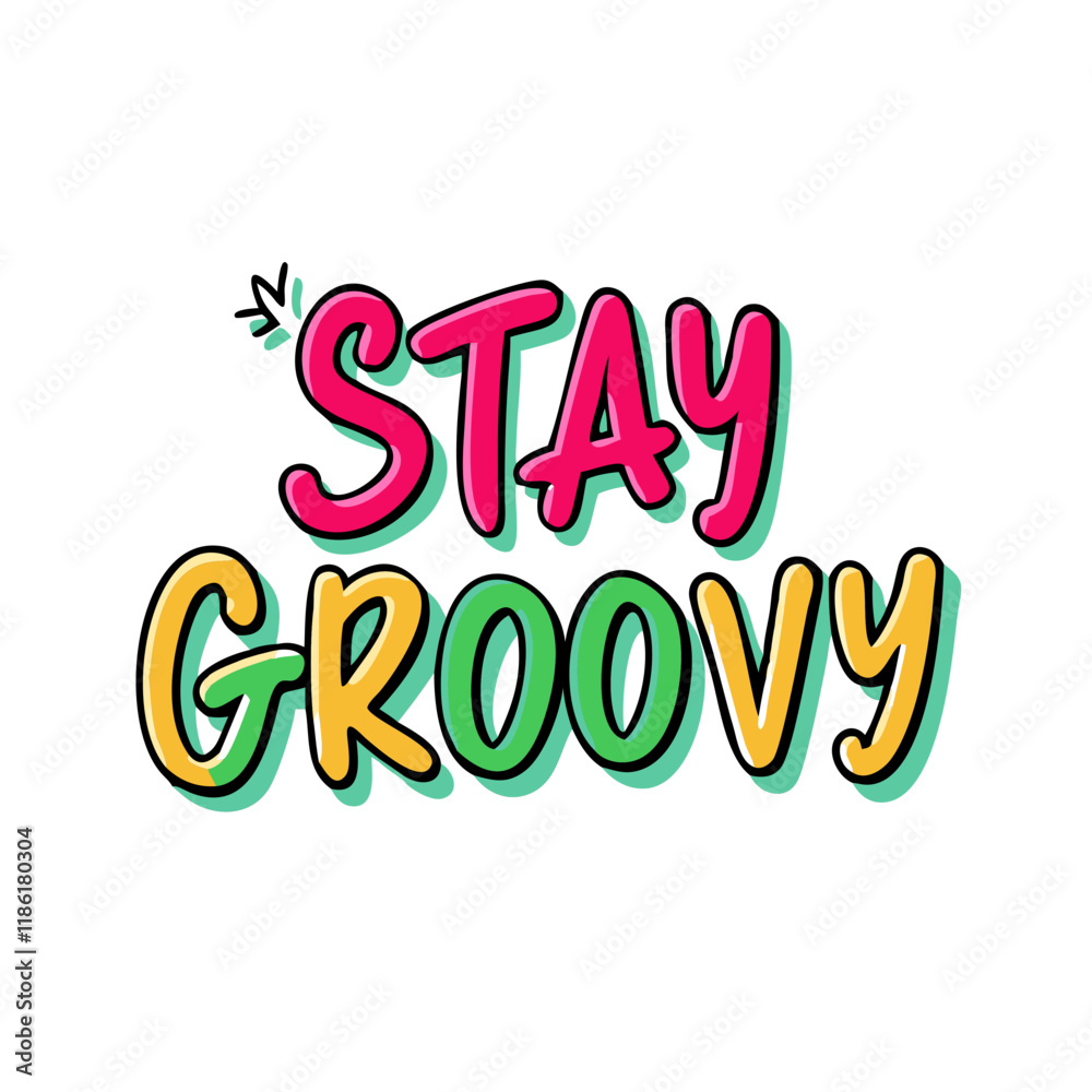 stay groovy text vector icon, national retro day vector illustration - simple illustration of stay groovy text perfect for logos, and national retro day vector-themed designs. stay groovy text vector icon, national retro day vector illustration - simple illustration of stay groovy text perfect for logos, and national retro day vector-themed designs.