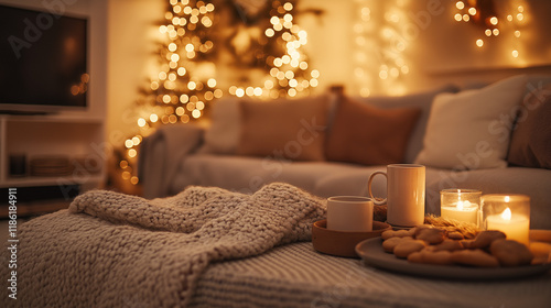 Transform your home into a haven of hospitality with soft lighting and warm accents.
