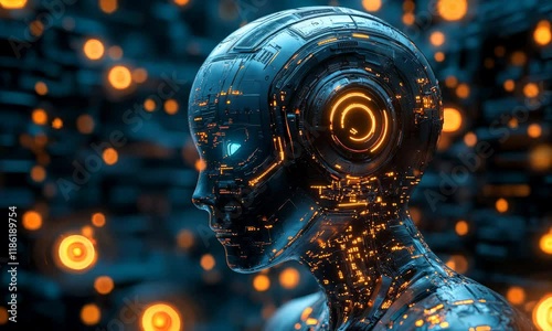 Ai generate concept. Artificial Intelligence Content Generator tool. Computer chip processor technology for AI assistant to graphic design, translate language, chat bot, generate images, write code