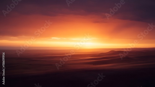 Majestic Sunset Serenity: Breathtaking Alpine Landscape