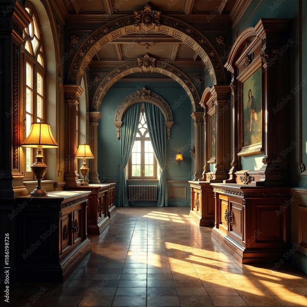 Fototapeta premium Un organo di valigia aperta con oggetti in disordine, bagaglio, sacchetto