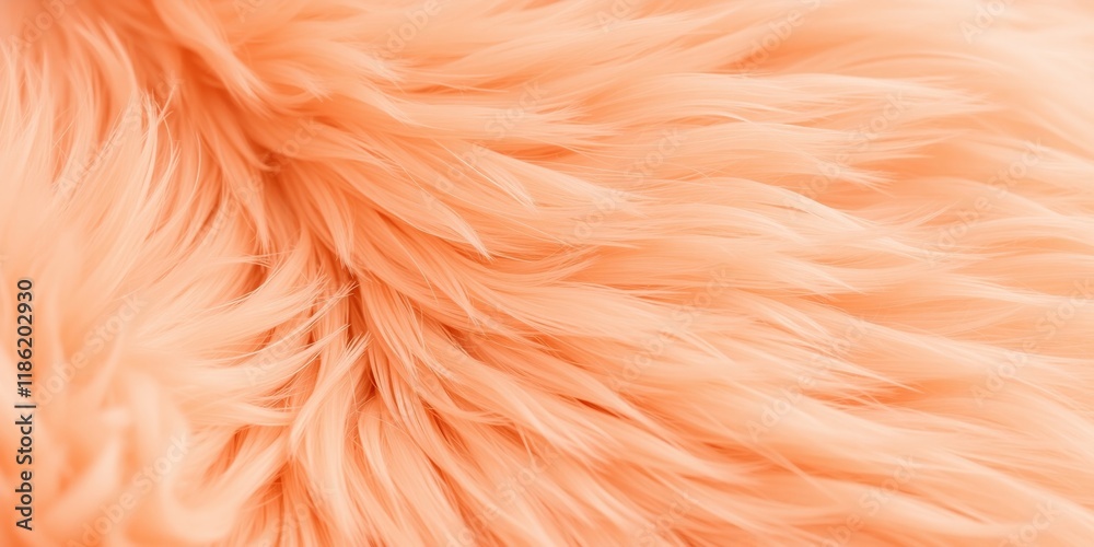 Soft peach fur texture for cozy background design Soft peach fur texture for cozy background design