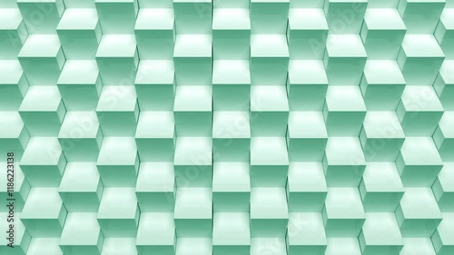 Wall Panel Background - Digital Pattern Animation Loop