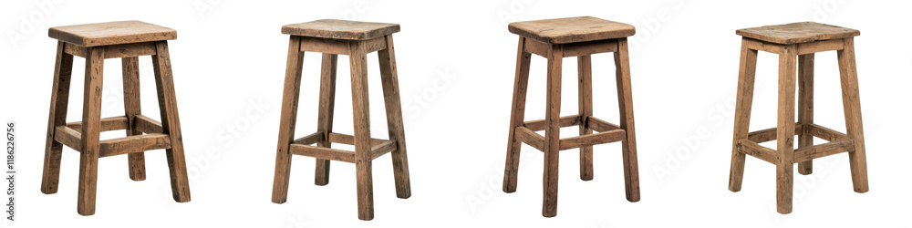 Collection of rustic handcrafted wooden stools in various designs and finishes suitable for home kitchen dining room and office decor These versatile pieces add a natural cozy Collection of rustic handcrafted wooden stools in various designs and finishes suitable for home kitchen dining room and office decor These versatile pieces add a natural cozy