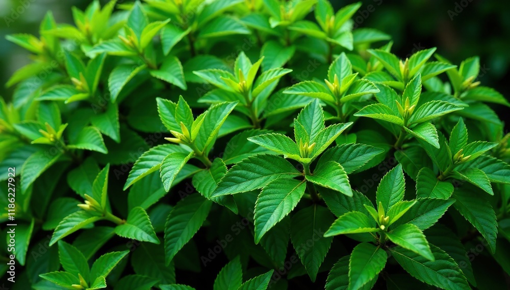 Dense foliage of Ligustrum on bush in Florida nature, leafy greens, bush, foliage dense Dense foliage of Ligustrum on bush in Florida nature, leafy greens, bush, foliage dense