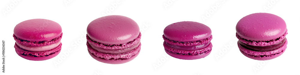An assortment of delectable bite sized pink macarons a classic French confection with a crisp shell and a soft creamy interior These gourmet pastries are beautifully presented An assortment of delectable bite sized pink macarons a classic French confection with a crisp shell and a soft creamy interior These gourmet pastries are beautifully presented